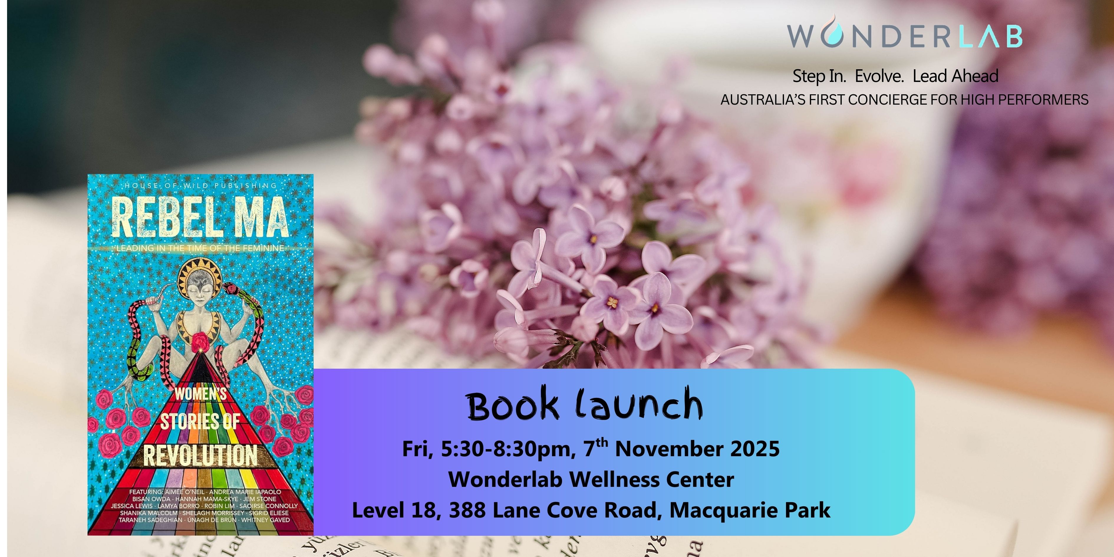 Book Launch at Wonderlab Wellness